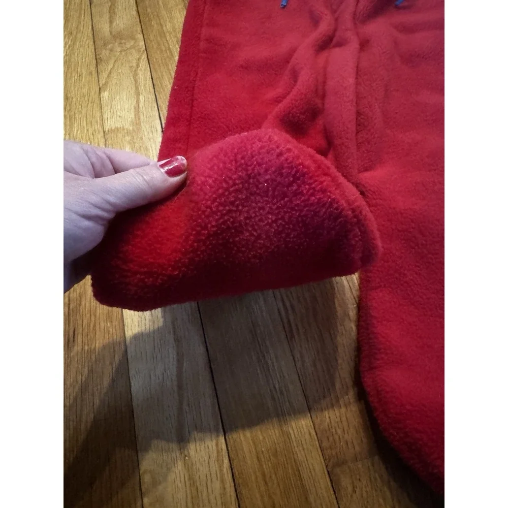 Vintage LL Bean Baby Bag Red Sleeping Sack Newborn Size‎ Polar Plus zip USA Made